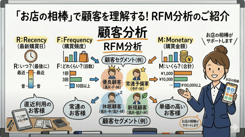 RFM分析の図解説明